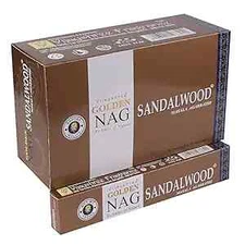 Vijayshree Golden Nag India Agarbatti 12 Pack of 15 g Each Contains 180 Incense