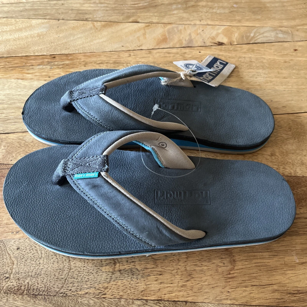Flip Flop Gray Sandals for Men with Upper Leather for sale 