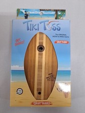 Hook And Ring Toss Game - Tiki Toss Short Board Edition - 100 Bamboo Party Game