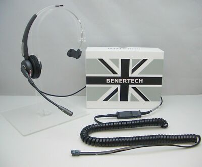 Benertech A320 U10P Headset for Aastra Avaya Nortel Hybrex NEC Aspire & Toshiba 