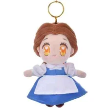 Japan Tokyo Disney Store Belle Ver.2 Plush Keychain Beauty and the Beast Tiny