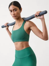 Athleta Train Free Bra A-C Sports Bra | Trillium Small #659032 NEW !FREE SHIP!