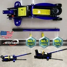 Low Profile Floor Jack 2 Ton 4400lbs Scissor Steel Racing Car Rapid Pump Lift