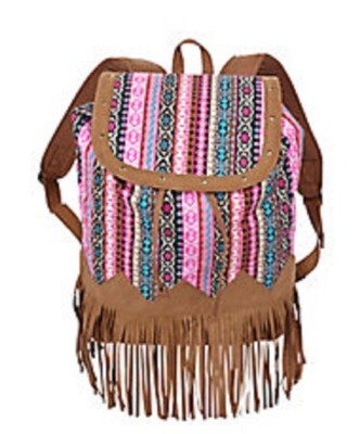 NWT Justice Aztec Fringe Backpack Rucksack Limited Edition  display picture 2