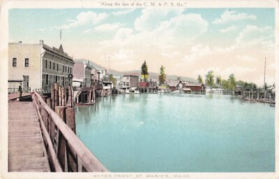 #ad #ad Water Front St. Marie#x27;s Idaho ID c1910 Vintage Postcard $7.65