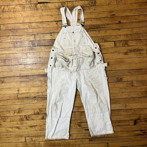 Hercules Painter White Overalls 1950s XXL vintage workwear Sears carhartt - Picture 1 of 8