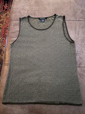 VTG Linda Allard Ellen Tracy Womens Shell Viscose/Silk/Cachemire.