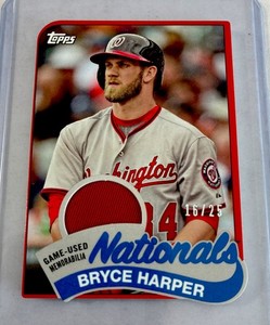 Bryce Harper Patch Card | eBay