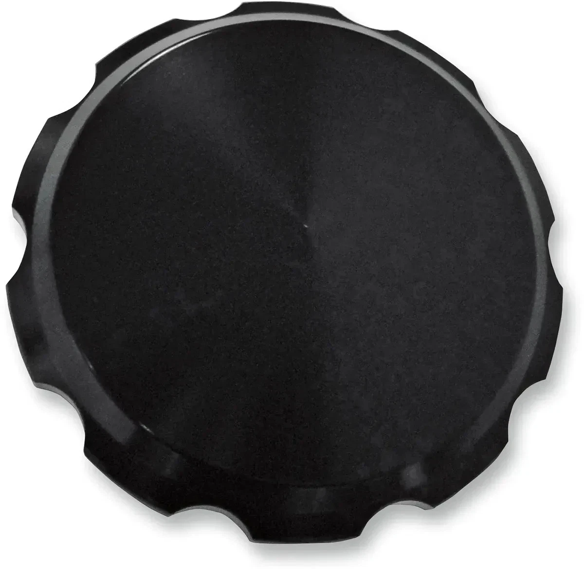 JOKER MACHINE Gas Cap - Smooth - Black - Fits Harley-Davidson 10-442B