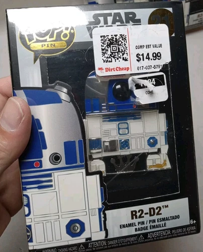 1 Star Wars R2-D2 Funko Pop! Enamel Pin #21 Brand New Sealed Total Of 1