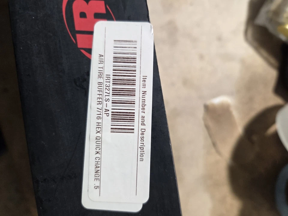 IR 327LS-A, Ingersoll Rand, amortiguador de neumáticos de aire de baja velocidad Foto 2 de 3