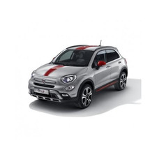 Original rote PDecals, Zierleisten & Spiegelkappen - Fiat 500X 2015-