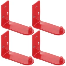4Pcs Wall Mounted Fire Extinguisher Bracket Easy Install Durable Hook