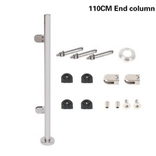 Balcony Pool Glass Panel Balustrade Railing Glazing Post Stainless Steel Post UK