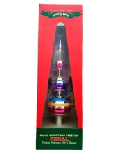 Christopher Radko - Shiny Brite Cool Yule Tree Topper Finial #4024530