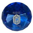 Michael Jackson Celebration Blue Sapphire Gem RARE w/Box Las Vegas