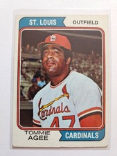 1974 TOPPS TOMMIE AGEE #630 VG/EX