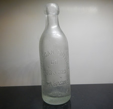 AMERICAN BOTTLING CO. NEW ORLEANS LOUSIANA N.O. LA BLOB TOP SODA BOTTLE EMBOSSED
