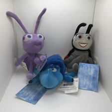 Disney A Bug  s Life Bean Bag Plush Lot - Dot, Francis,  Dim