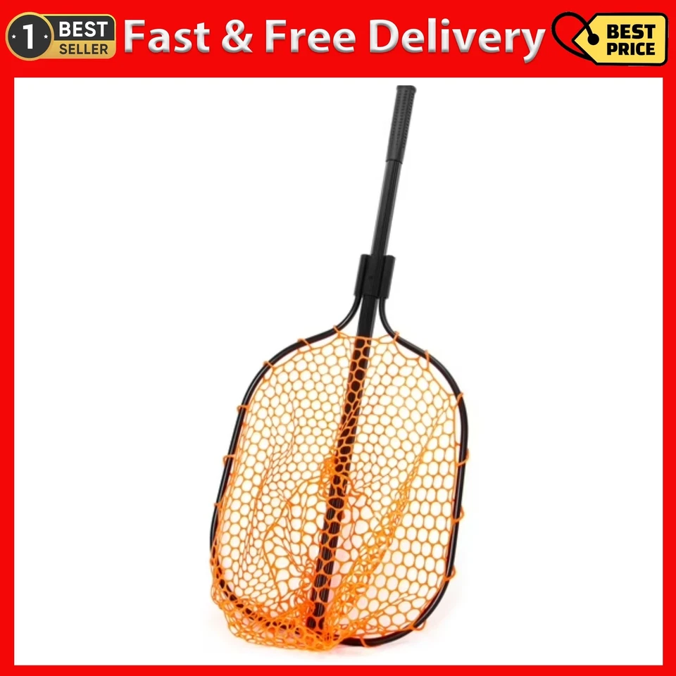 Ozark Trail Rubber Mesh Fischkescher. ein einziehbarer Aluminiumgriff.