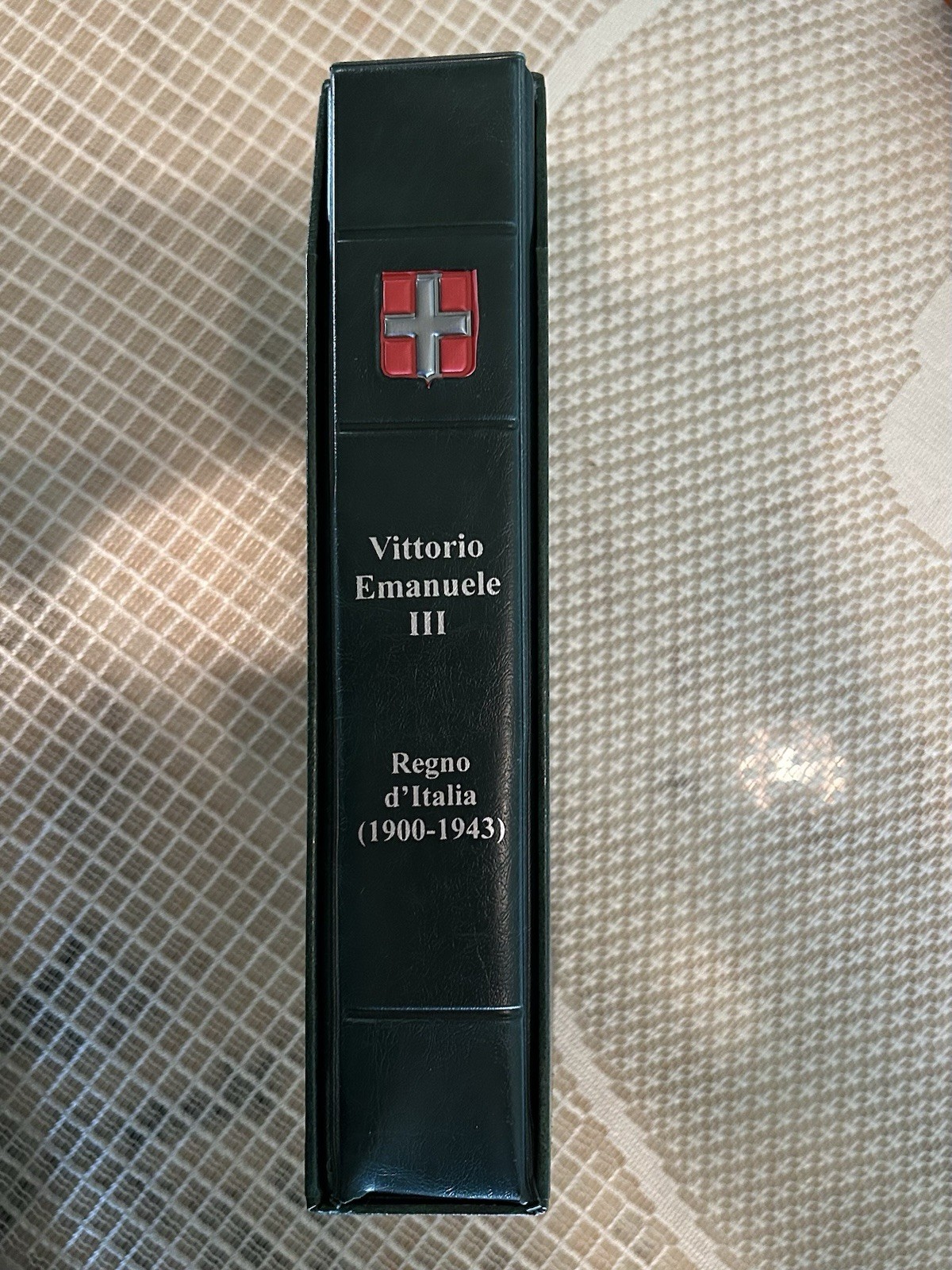 Coins Kingdom of Italy-Vittorio Emanuele III- 1900/1943 With Binder Album