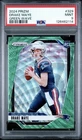 2024 Drake Maye Panini Prizm Rookie Green Wave #329 PSA 9 MINT