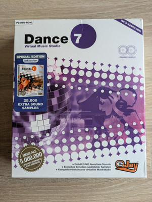 PC DVD-ROM Dance 7 Virtual Music Studio + Virtual Sounds 1 eJay 2007