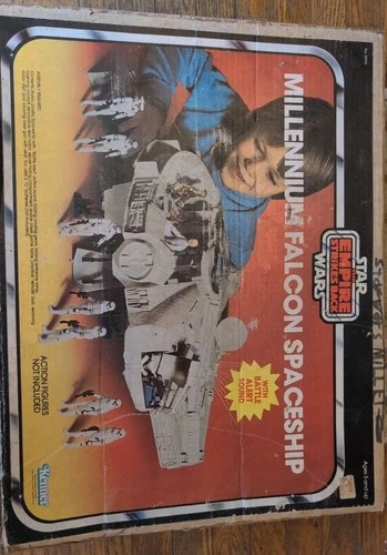 Millennium Falcon W/Box Star Wars 1979 Kenner Vehicle (CHECK DESC)