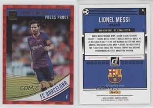 2018-19 Panini Donruss Press Proof Red Lionel Messi #1