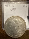 1884 S Morgan Dollar  VF + *Key Date* Scarce- Rim Toning