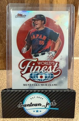 2026 Topps Finest Munetaka Murakami #WF-24 World's Finest Refractor RC White Sox