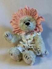 Ty Attic Treasures Collection "Rosalie" Bear 1993 Dress Bonnet Plush Jointed GUC