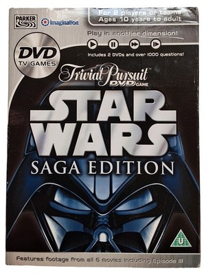 Hasbro Trivial Pursuit Star Wars Saga Edition Quizspiel Film TV Kinder 10+