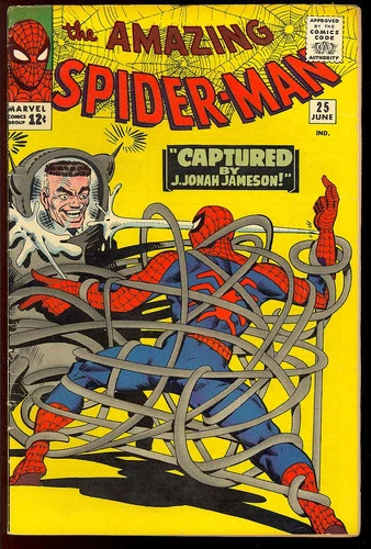 Amazing Spider-Man #25 Nice 1st App. Mary Jane Watson Marvel Comic 1965 VG