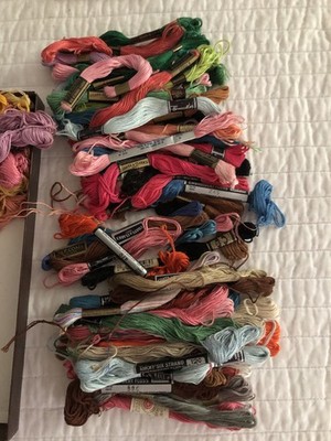 VINTAGE EMBROIDERY THREAD 60 NEW SKIENS J&P COATS