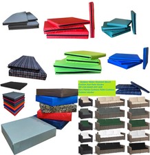 CUSTOM CUSHION PADS & COVERS FOR BENCHES ,BAR SEAT WHEELCHAIRS AND MULTI USE 