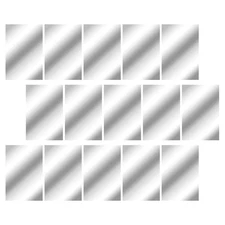  15 Pcs Wall Sticker Mirror Decals Reflective Decor Creative DIY Mirrors