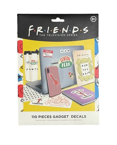 Friends Gadget Decals - 4 Sheets of Removable Waterproof Laptop Stickers - 第 1/7 張圖片