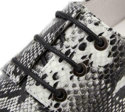 Zapatos de negocios Occident para hombre de cuero real patrón de piel de serpiente punta cuadrada MO - Imagen 10 de 10