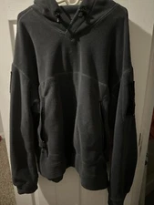 Kitanica Mens Tactical Fleece Hoodie Size 2XL Gray Pullover
