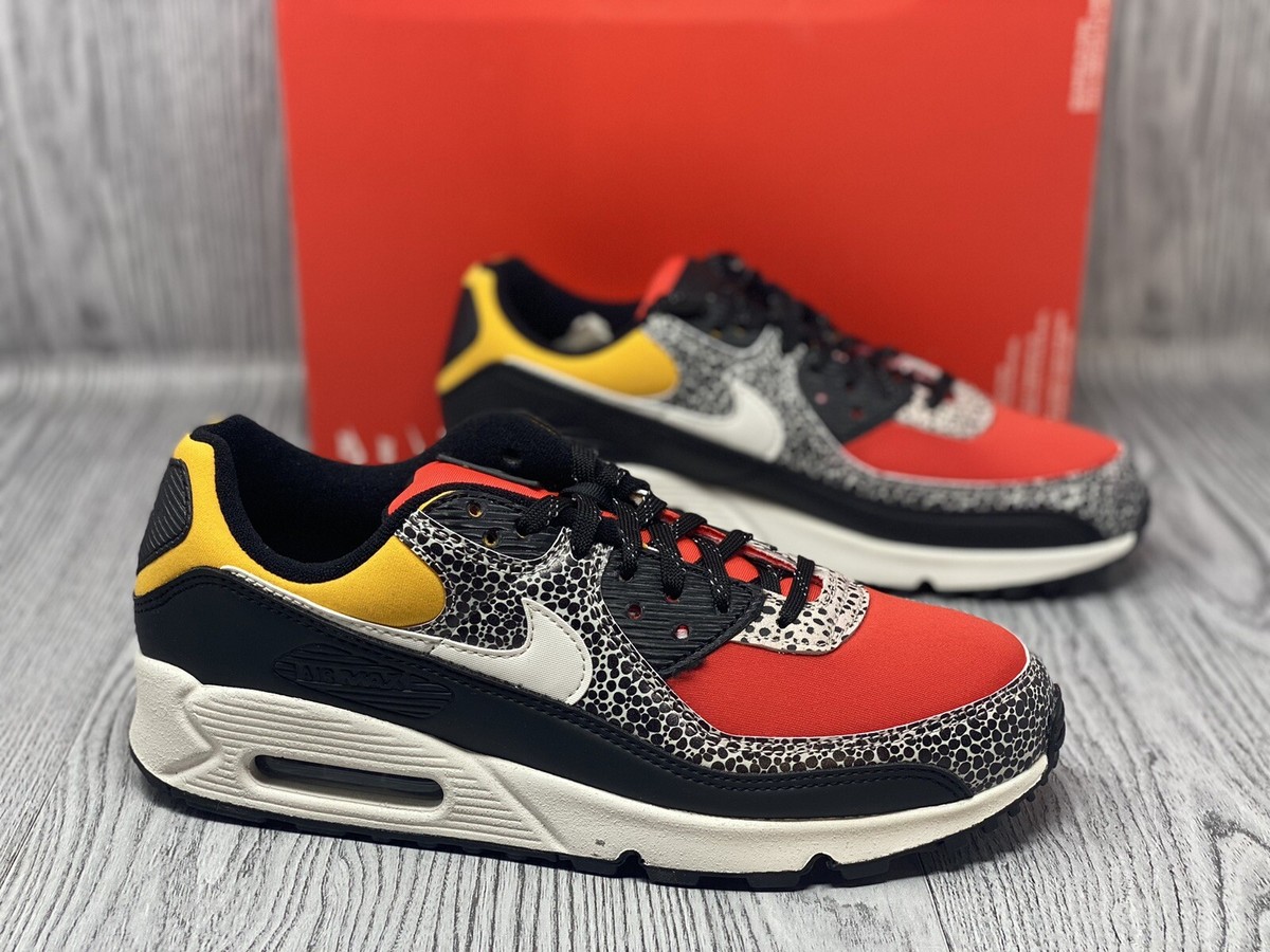 Nike Air Max 90 SE Safari Chile Red Pollen Womens Size 11 Nike Air Max 90 SE Safari Chile Red Pollen Womens Size 11