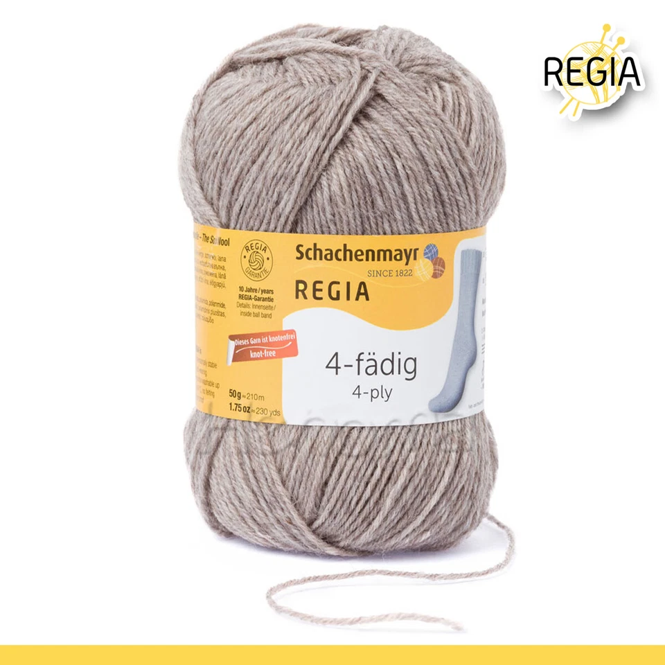 100g Regia UNI 4 FACH 55 Farben Sockenwolle Schachenmayr stricken
