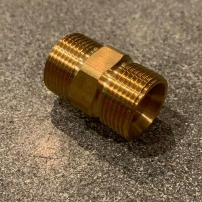 KARCHER Conector unificador manguera lavadora a presión macho M22/14 mm x M22/14 mm