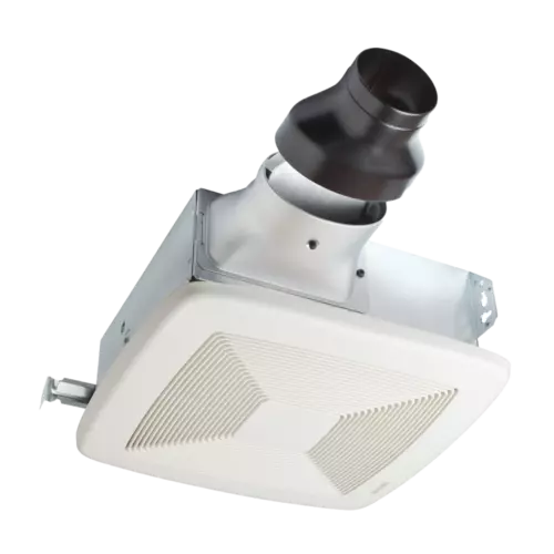 Broan LP80 LoProfile 80 CFM Ceiling/Wall Exhaust Fan For Bathroom/Garage, Energy