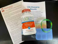 GOLO RELEASE 180 Capsules ( 2-month ) Weight Loss w Pillbox NEW Exp. 01/2026