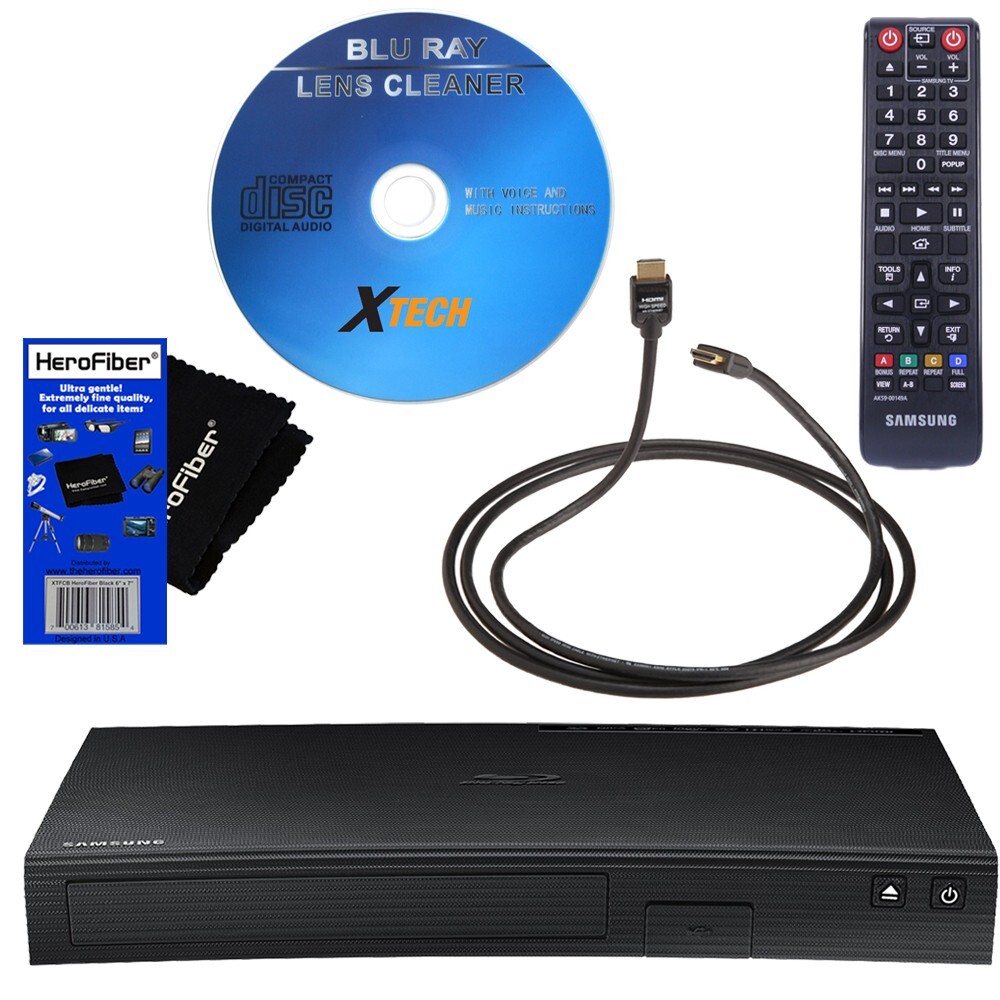 Samsung BDJ5900 Curved 3D Bluray Player with WiFi + Remote + HDMI