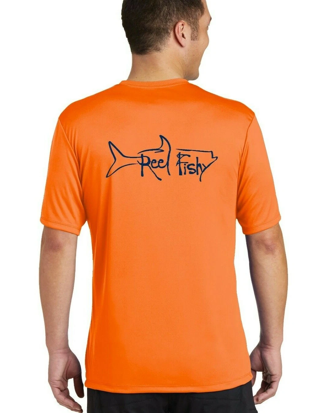 Tarpon Fishing Performance Dry-Fit Short Sleeve SPF Shirts, 50+UV Sun Protection