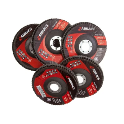Flap Sanding Grinding Discs Wheels 100mm-180mm Mixed Grit Angle Wheel Abracs