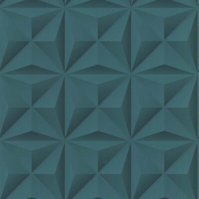 Dunkelgrüne abstrakte Tapete - 3D Effekt - 51176604 - Paste The Wall Vinyl