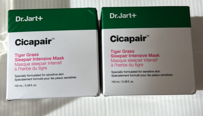 2 Dr. Jart + Cicapair TIGER GRASS Sleepair INTENSE MASK 3.38 Oz ea 08/30/24 F148